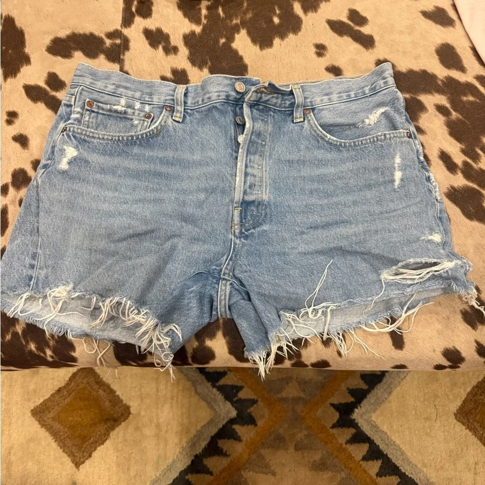 Agolde Parker Shorts - Picture 2 of 3